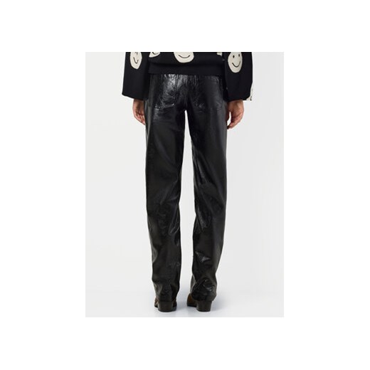 Noisy May Spodnie z imitacji skóry Kane 27031820 Czarny Regular Fit Noisy May XS MODIVO