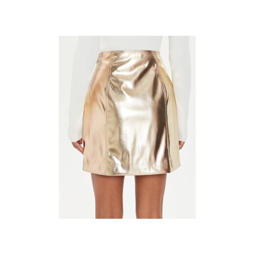 Guess Spódnica z imitacji skóry W4YD71 WGAP0 Różowy Regular Fit Guess S MODIVO