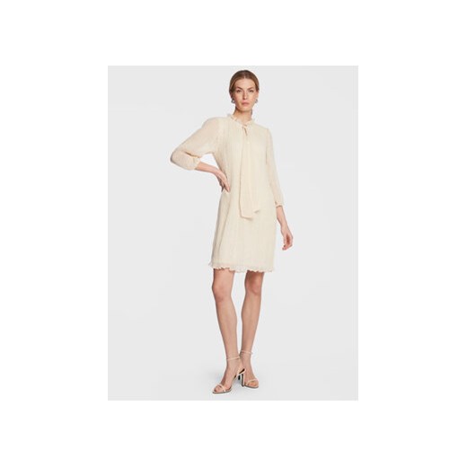 DKNY Sukienka codzienna DD2G3770 Écru Relaxed Fit 38 MODIVO