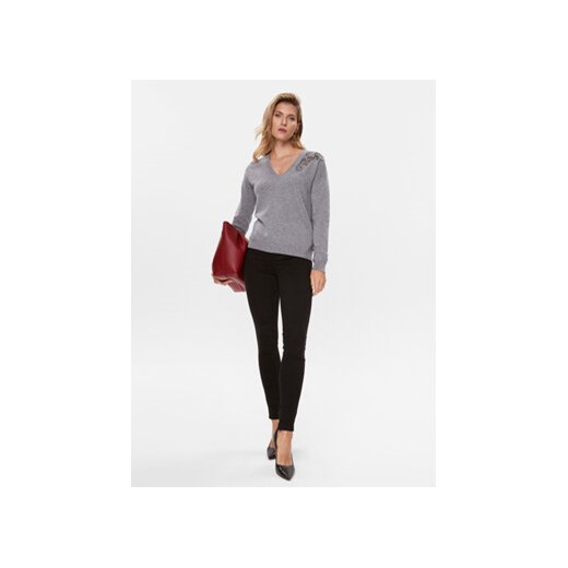 Liu Jo Sweter MF3013 MS14G Szary Regular Fit Liu Jo M MODIVO
