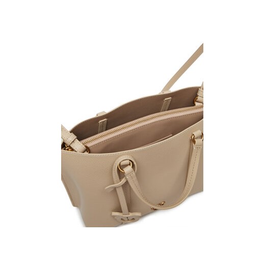 Pinko Torebka Carrie Shopper Classic AI 24-25 PLTT 102833 A1LF Beżowy Pinko one size MODIVO