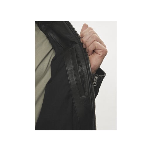 Pepe Jeans Kurtka skórzana Tristan PM402991 Czarny Regular Fit Pepe Jeans L MODIVO