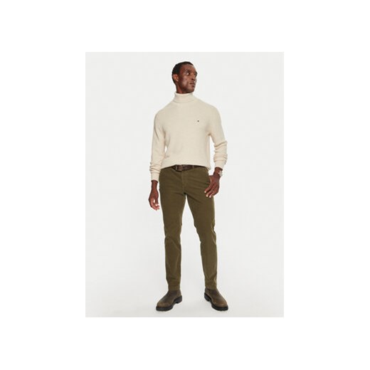 Tommy Hilfiger Spodnie materiałowe MW0MW32932 Khaki Regular Fit Tommy Hilfiger 34_32 MODIVO