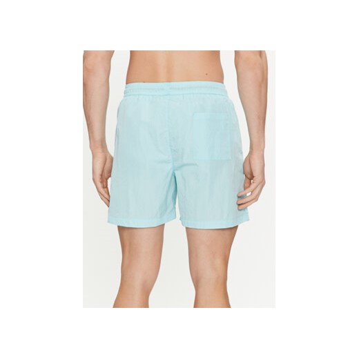 Calvin Klein Swimwear Szorty kąpielowe KM0KM00980 Niebieski Regular Fit XL MODIVO