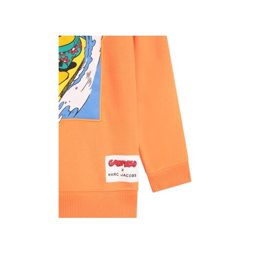 Marc Jacobs Bluza Garfield W25576 S Pomarańczowy Regular Fit Marc Jacobs 6Y MODIVO