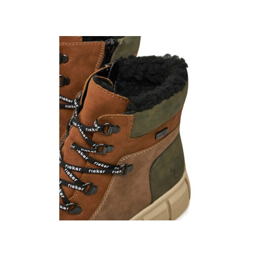 Rieker Botki X3404-90 Brązowy Rieker 39 MODIVO
