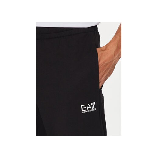 EA7 Emporio Armani Spodnie dresowe 8NPP65 PJVRZ 1200 Czarny Regular Fit S MODIVO