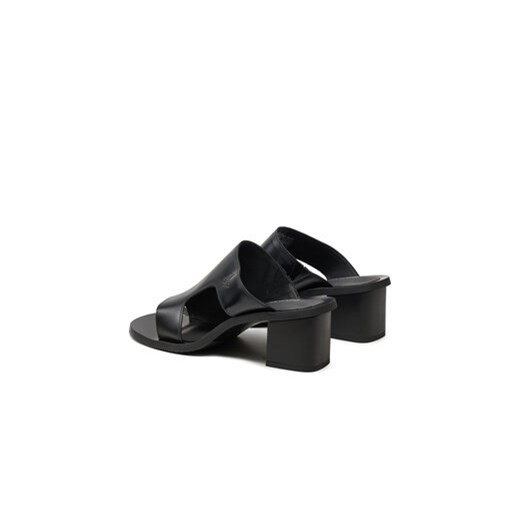 Calvin Klein Jeans Klapki 5 Heel Sandal Lh Mg Mtl YW0YW01500 Czarny 41 MODIVO