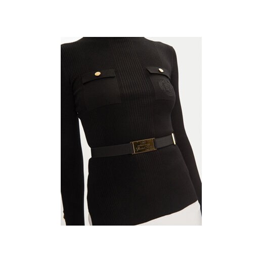 Elisabetta Franchi Golf MK-11B-46E2-V890 Czarny Slim Fit Elisabetta Franchi 40 MODIVO