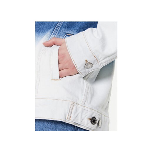 Tommy Jeans Kurtka jeansowa Trucker DW0DW14848 Niebieski Oversize Tommy Jeans L MODIVO