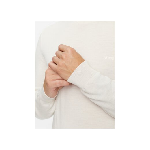 Boss Sweter Botto-L 50476364 Écru Regular Fit M MODIVO