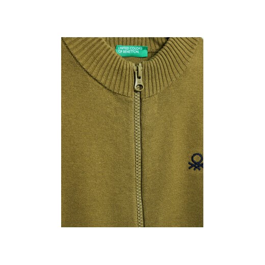 United Colors Of Benetton Sweter 12CDC500A Zielony Regular Fit United Colors Of Benetton 160 MODIVO