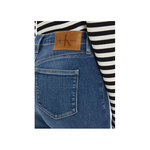 Calvin Klein Jeans Jeansy J20J224037 Granatowy Super Skinny Fit 27 MODIVO