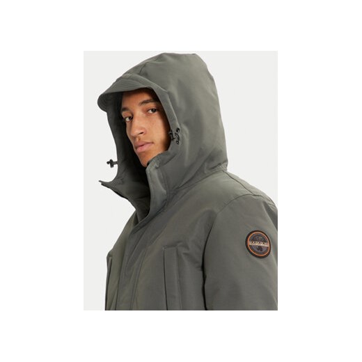 Napapijri Kurtka zimowa A-Cornier NP0A4IJB Zielony Regular Fit Napapijri XL MODIVO