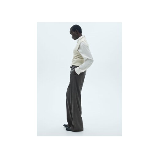 Mango Spodnie materiałowe Lazy 77035663 Szary Regular Fit Mango L MODIVO