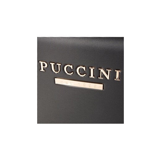 Puccini Walizka kabinowa Los Angeles ABS017C Czarny Puccini uniwersalny MODIVO