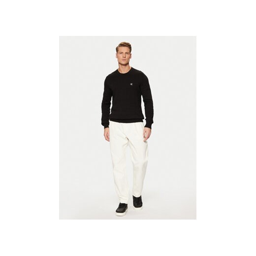 Calvin Klein Jeans Sweter J30J326745 Czarny Regular Fit L MODIVO