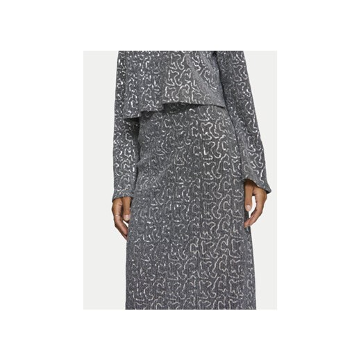 Vila Spódnica maxi Sanadu 14101820 Srebrny Regular Fit Vila 38 MODIVO