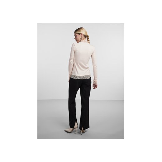 YAS Bluzka Elle 26024677 Beżowy Slim Fit Yas L MODIVO