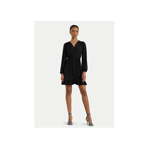 Lauren Ralph Lauren Sukienka koktajlowa 250940555001 Czarny Regular Fit XXL MODIVO