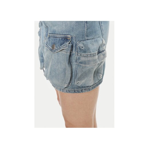Replay Spódnica jeansowa W9934 .000.794 Niebieski Regular Fit Replay 25 MODIVO