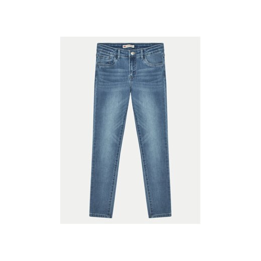 Levi's® Jeansy 710 4E2702-M8F Czarny Slim Fit ze sklepu MODIVO w kategorii Spodnie dziewczęce - zdjęcie 176761027