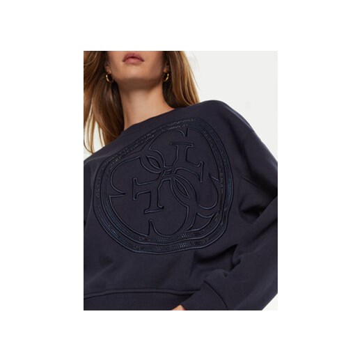 Guess Bluza W4BQ07 K9Z21 Granatowy Regular Fit Guess XXL MODIVO