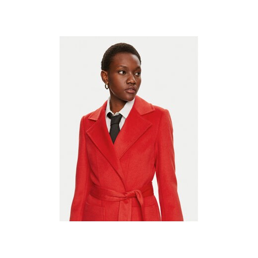 MAX&Co. Płaszcz wełniany Runaway 2428016024200 Czerwony Regular Fit 40 MODIVO