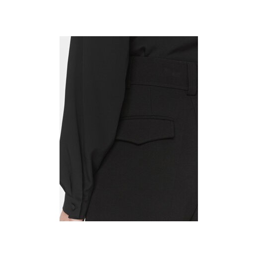 Babylon Spodnie materiałowe S00534 Czarny Relaxed Fit 48 MODIVO