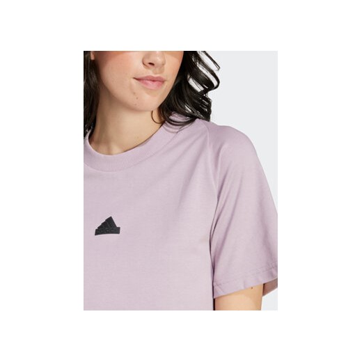 adidas T-Shirt Z.N.E. IP1553 Fioletowy Regular Fit L MODIVO