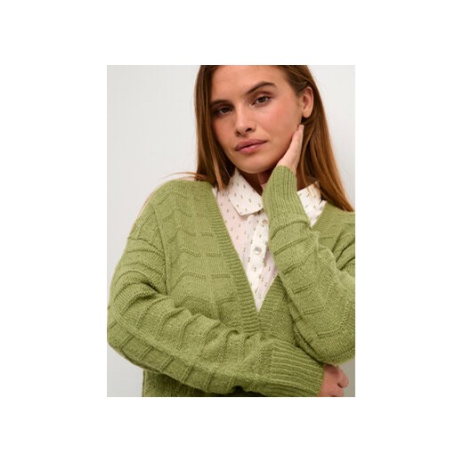 Kaffe Kardigan Kaemeria 10506359 Zielony Regular Fit Kaffe S MODIVO