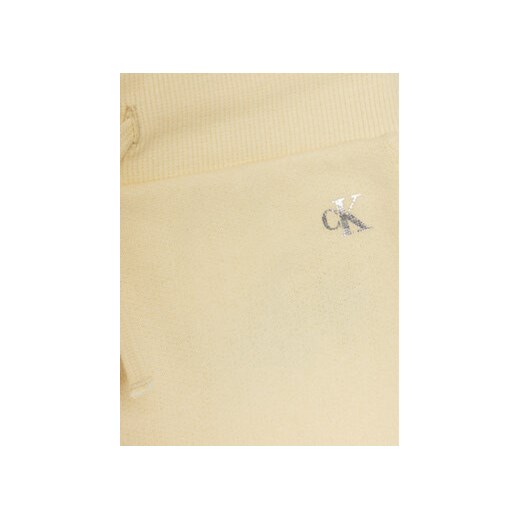 Calvin Klein Jeans Dres Hero Logo IN0IN00143 Beżowy Regular Fit 92 MODIVO