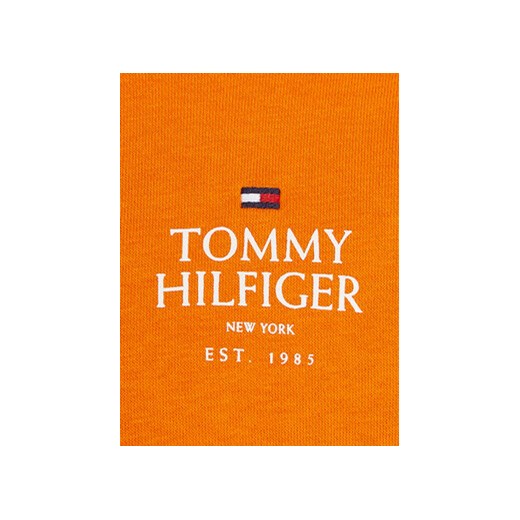 Tommy Hilfiger Bluza Logo Print KB0KB09193 Pomarańczowy Regular Fit Tommy Hilfiger 8Y MODIVO