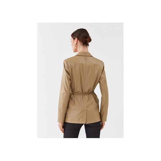 TWINSET Marynarka 232TP2901 Beżowy Regular Fit Twinset 38 MODIVO