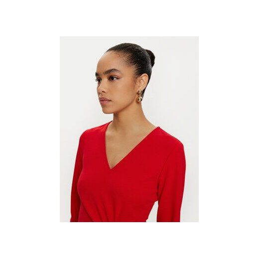 Joseph Ribkoff Sukienka koktajlowa 243308 Czerwony Slim Fit 44 MODIVO