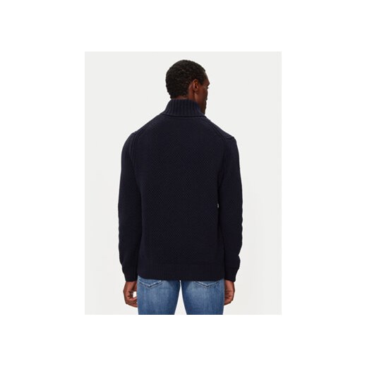 Boss Sweter 50523564 Granatowy Regular Fit S MODIVO