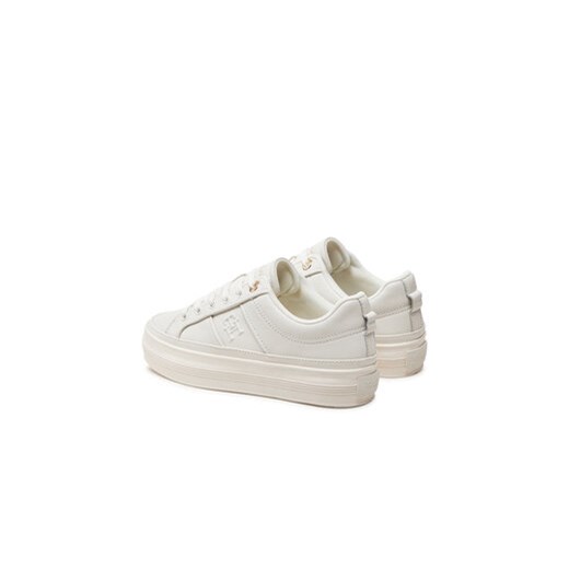 Tommy Hilfiger Sneakersy Essential Vulc Sneaker Monogram FW0FW07945 Écru Tommy Hilfiger 36 MODIVO