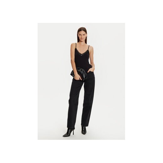 Morgan Top 242-BARBY Czarny Slim Fit Morgan XS MODIVO