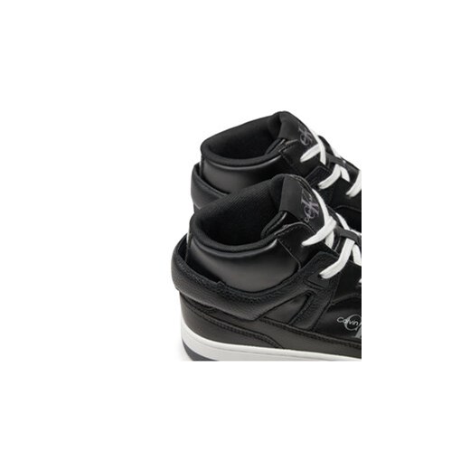 Calvin Klein Jeans Sneakersy Basket Cupsole High Mix Ml Mtr YW0YW01489 Czarny 38 MODIVO
