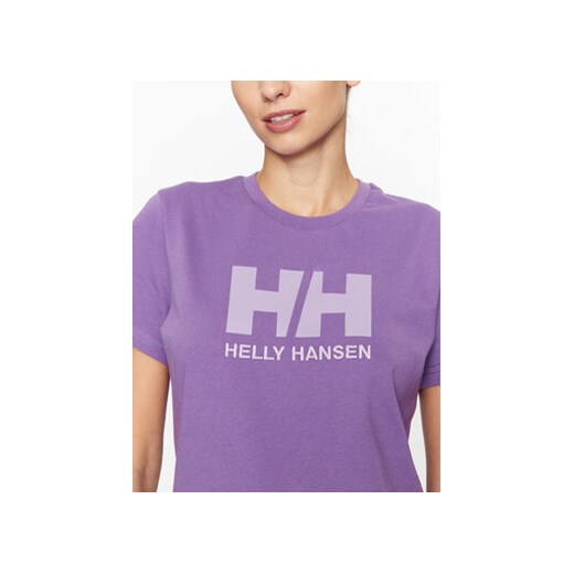Helly Hansen T-Shirt Logo 34112 Fioletowy Regular Fit Helly Hansen XS MODIVO