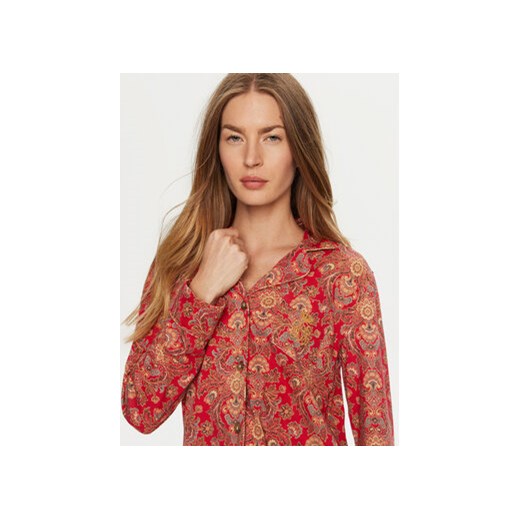 LAUREN RALPH LAUREN Piżama ILN92383F Écru Relaxed Fit S MODIVO