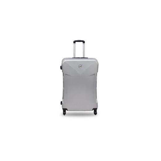 Semi Line Walizka średnia T5797-2 Srebrny Semi Line one size MODIVO