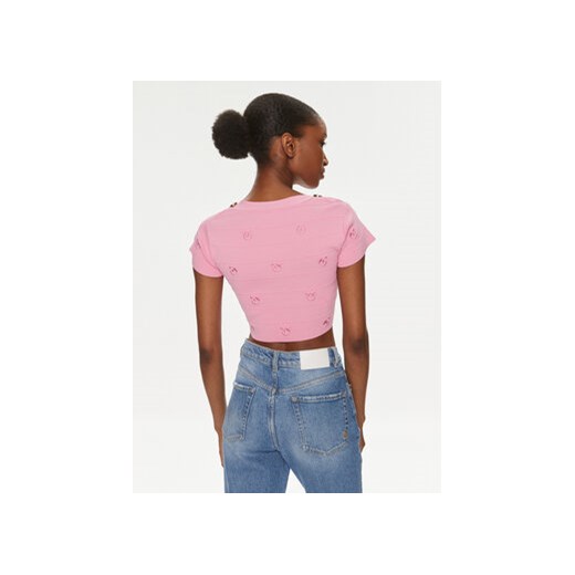 Pinko Bluzka 102882 A1LK Różowy Slim Fit Pinko S MODIVO