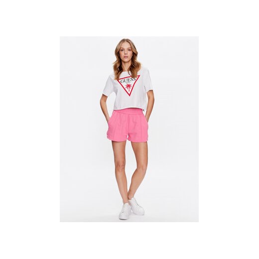 Guess Szorty sportowe Dalya V3GD07 KAIJ1 Różowy Loose Fit Guess L MODIVO