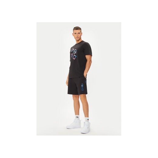 Puma Szorty sportowe PLAYSTATION 624691 Czarny Regular Fit Puma XXL MODIVO
