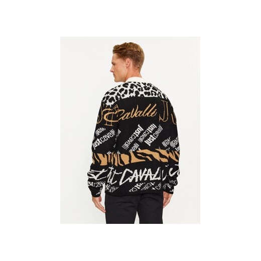 Just Cavalli Sweter 75OAFM08 Kolorowy Regular Fit Just Cavalli S MODIVO