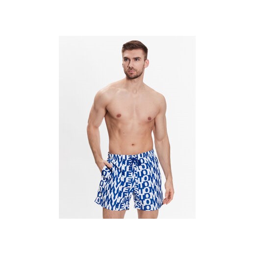 Tommy Jeans Szorty kąpielowe UM0UM02759 Niebieski Slim Fit Tommy Jeans L MODIVO