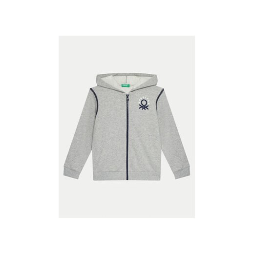 United Colors Of Benetton Dres 3J68GK00L Szary Regular Fit United Colors Of Benetton 98 MODIVO