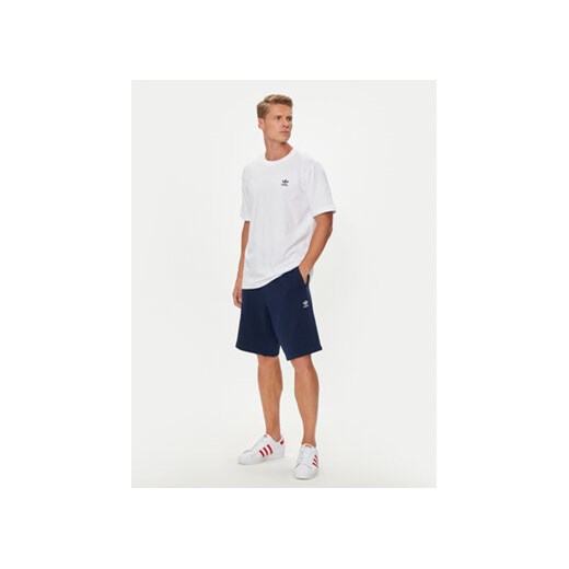 adidas Szorty sportowe Essentials Trefoil IY8521 Granatowy Regular Fit XL MODIVO