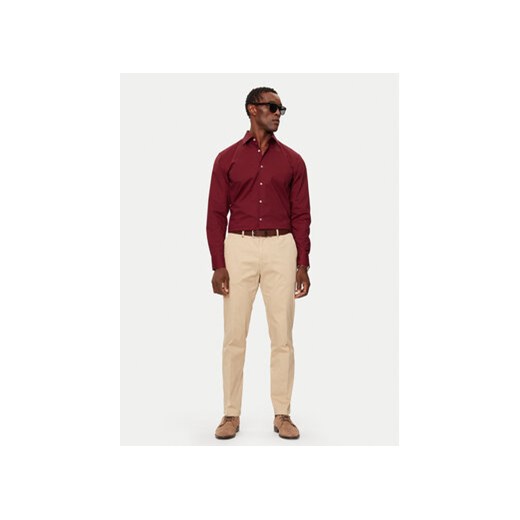 Boss Koszula 50527198 Czerwony Slim Fit 44 MODIVO